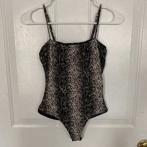 Windsor Snakeskin Bodysuit